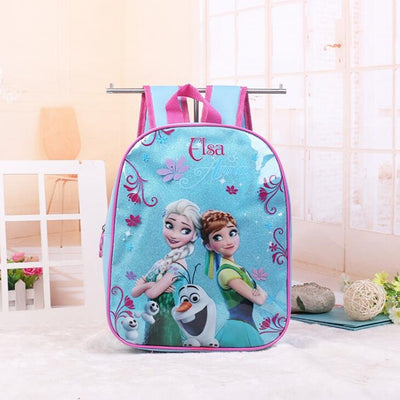 School bags Spider-Man and Disney Frozen Elsa Princess School bag