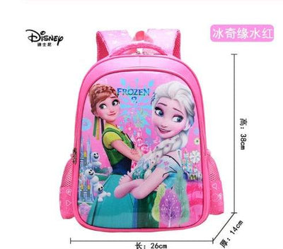 Bag Cute primary school bag Disney cartoon schoolbag Frozen elsa Anna