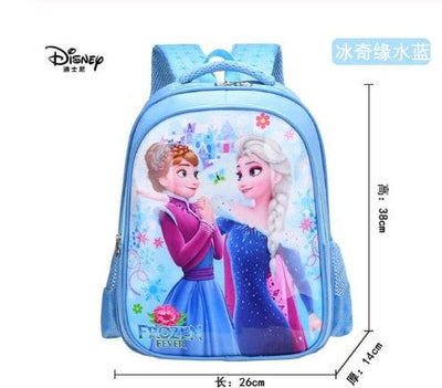 Bag Cute primary school bag Disney cartoon schoolbag Frozen elsa Anna