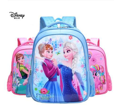 Bag Cute primary school bag Disney cartoon schoolbag Frozen elsa Anna