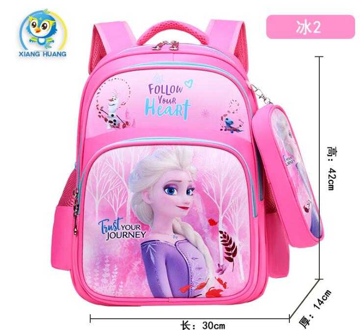 Bag Disney Frozen Elsa Anna Cartoon Primary Students Schoolbag