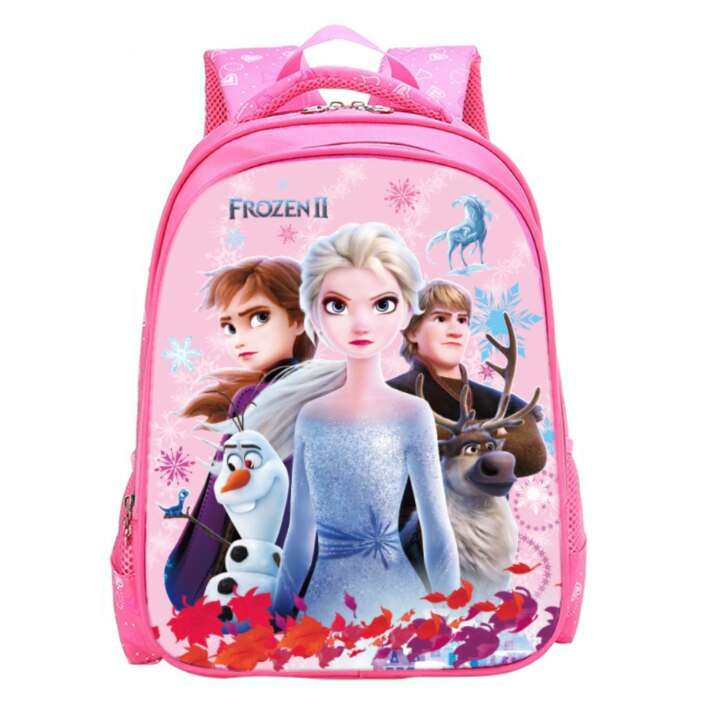 Bag Cute primary school bag Disney cartoon schoolbag Frozen elsa Anna