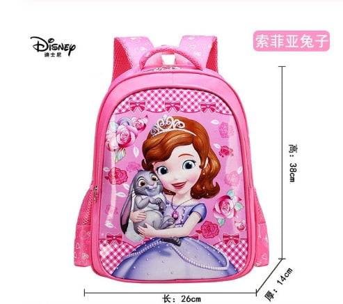 Bag Cute primary school bag Disney cartoon schoolbag Frozen elsa Anna