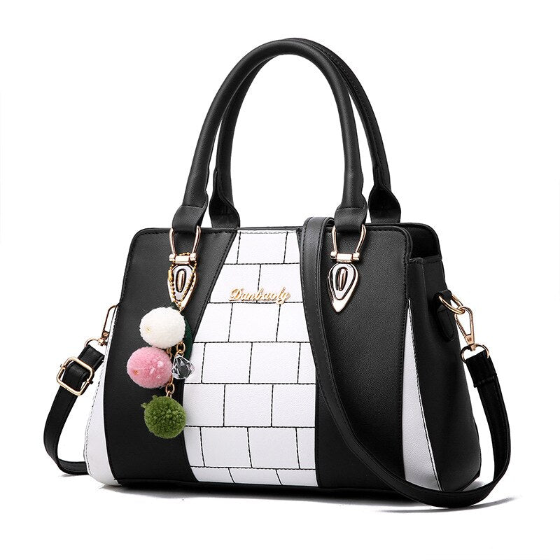 Handbag A Leather Handbag High quality Casual Nice Shoulder Top-Handle