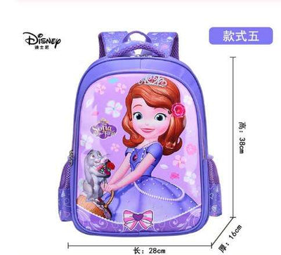 Bag Cute primary school bag Disney cartoon schoolbag Frozen elsa Anna