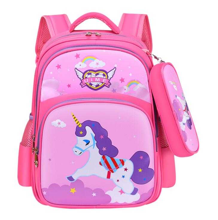 Bag Disney Frozen Elsa Anna Cartoon Primary Students Schoolbag