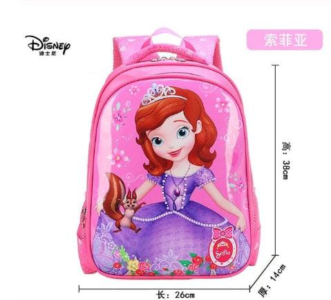 Bag Cute primary school bag Disney cartoon schoolbag Frozen elsa Anna