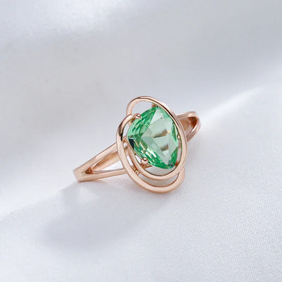 Light Green Stone Ring