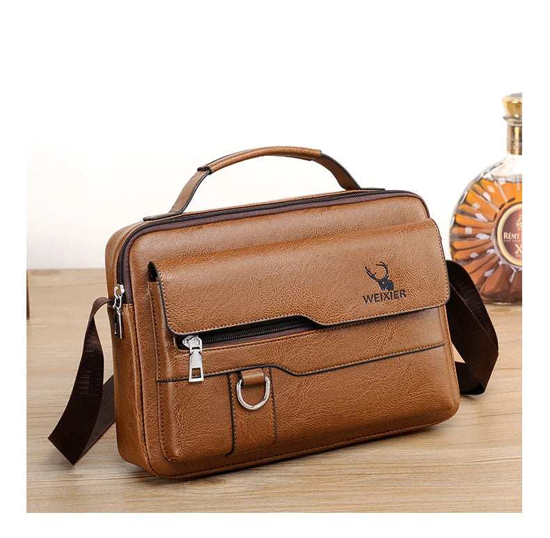 Leather Bag, Men's Handbag Vintage Messenger