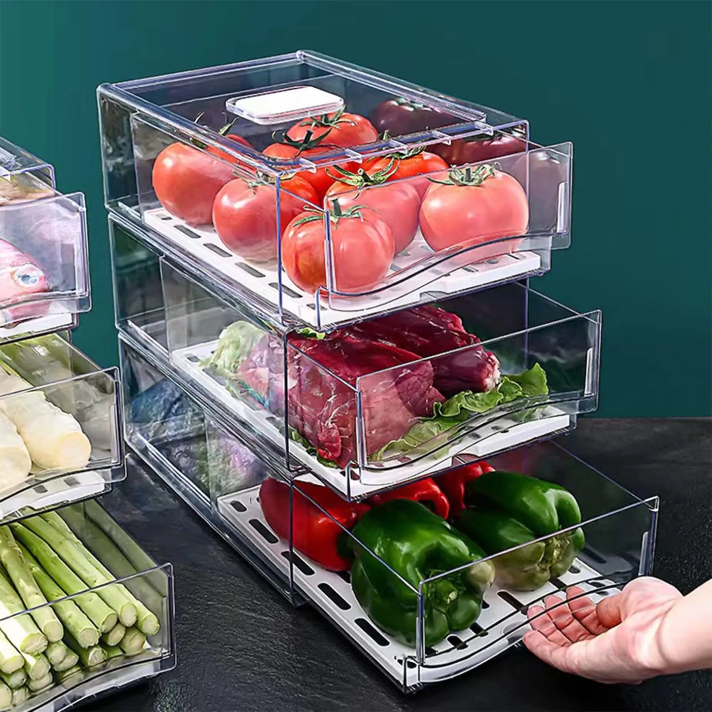 Stackable Refrigerator Organiser