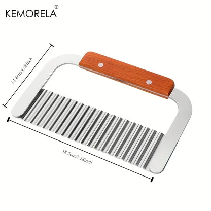 Stainless Steel Wavy Vegetable Slicer