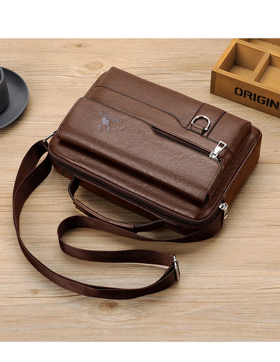 Leather Bag, Men's Handbag Vintage Messenger