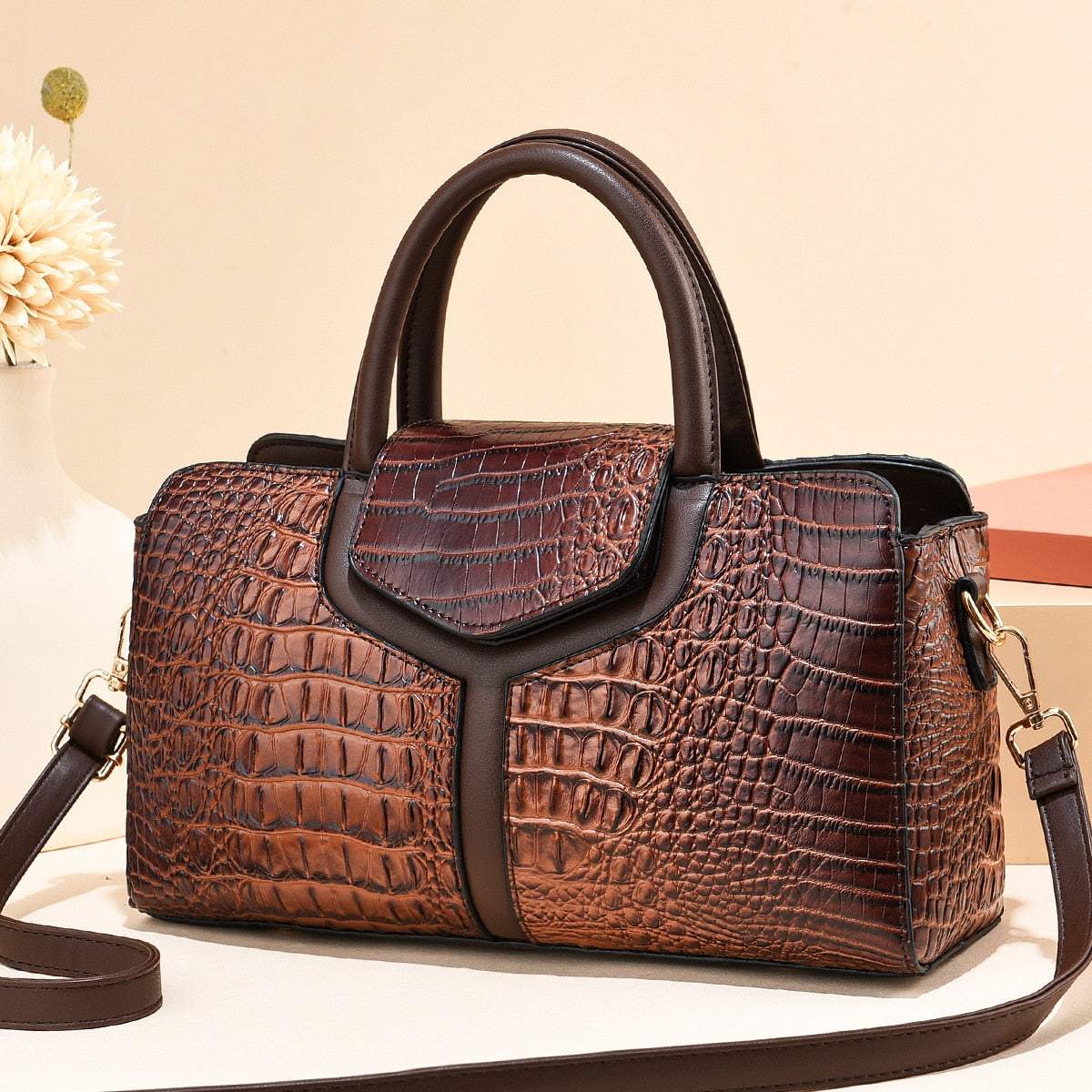 handbag New Fashion Crocodile Pattern Handbag