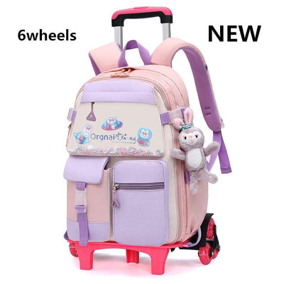 Bag Cute Girls Wheel School Bags