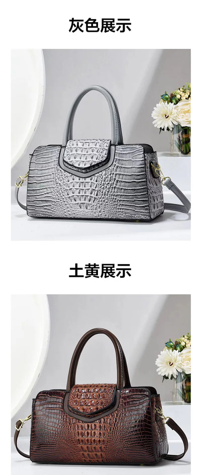 New Crocodile Pattern Handbag