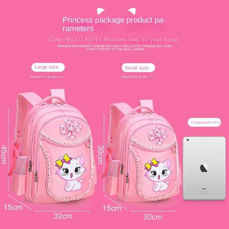 Bag Cute Pink School Backpack