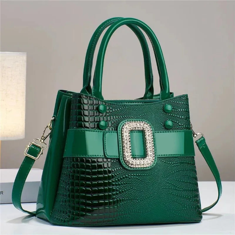 Bright Leather Women's Handbag