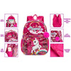 Bag Transparent Backpack with Lunch Bag and Pencil Case boys and Girls