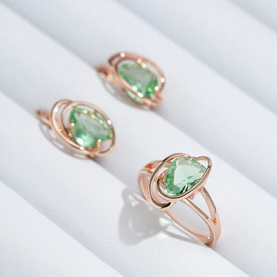 Light Green Stone Ring
