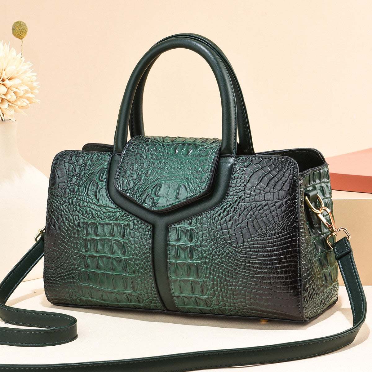 handbag New Fashion Crocodile Pattern Handbag