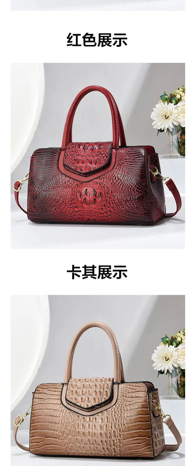 New Crocodile Pattern Handbag