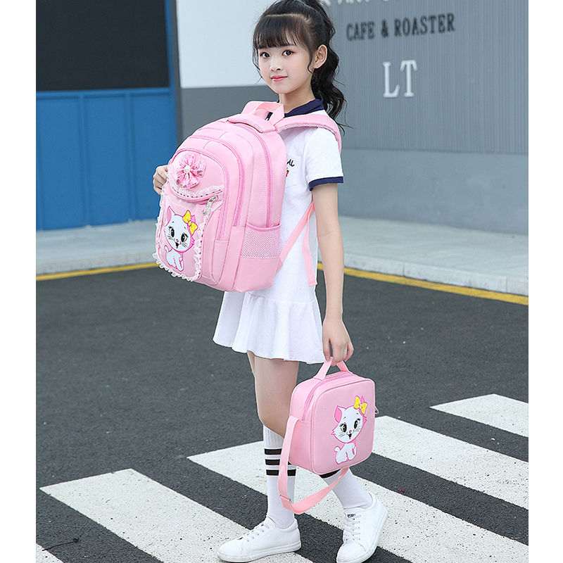 Bag Cute Pink School Backpack