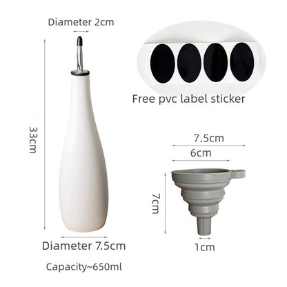 Ceramic Oil & Vinegar Dispenser