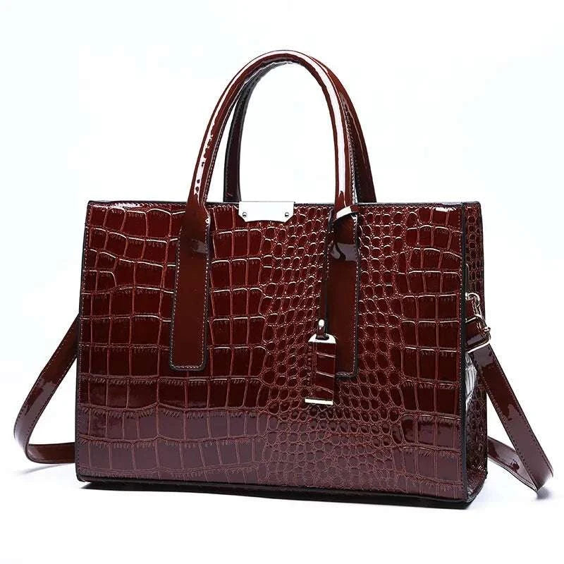 Handbags , Crocodile Print Women Handbags       