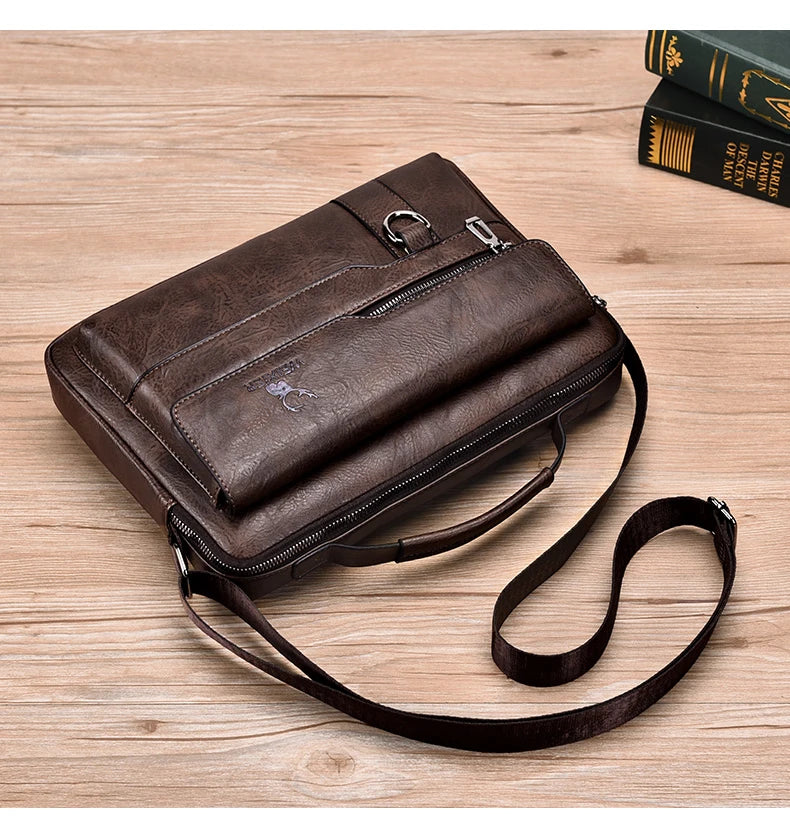 Leather Bag, Men's Handbag Vintage Messenger