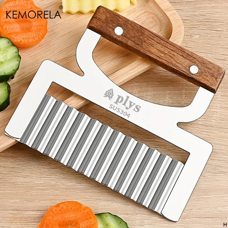 Stainless Steel Wavy Vegetable Slicer