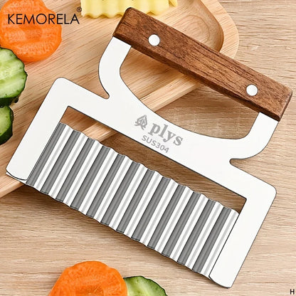 Stainless Steel Wavy Vegetable Slicer