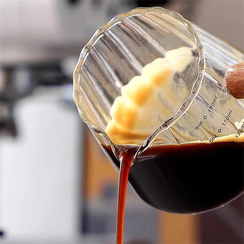 Glass Espresso Measuring Cup
