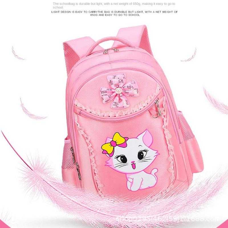 Bag Cute Pink School Backpack