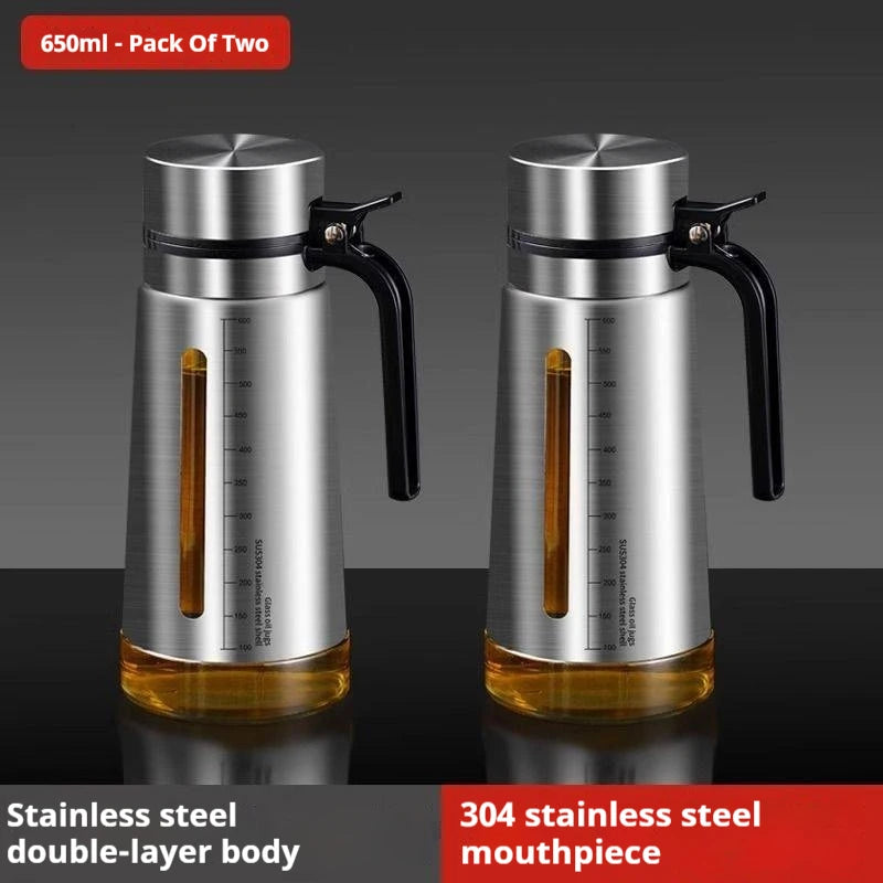 Glass Oil & Condiment Bottle