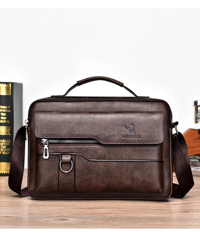 Leather Bag, Men's Handbag Vintage Messenger