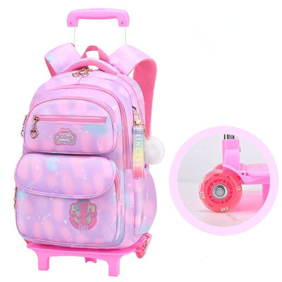 Bag Cute Girls Wheel School Bags