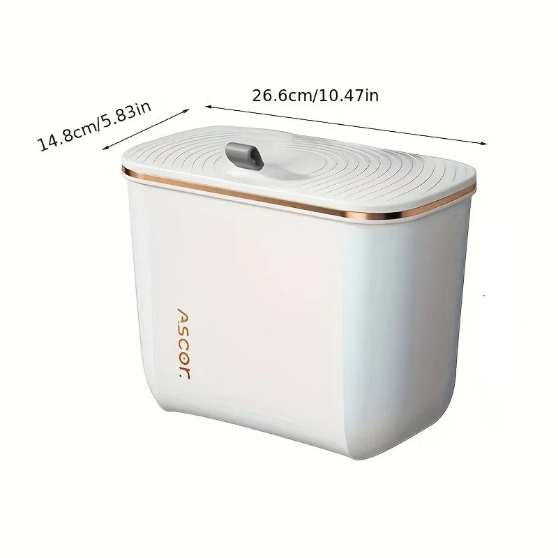 Hanging Kitchen Waste Bin with Lid