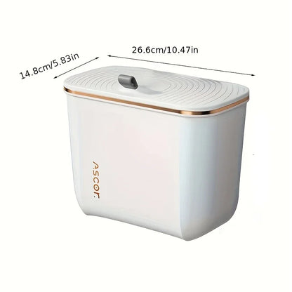 Hanging Kitchen Waste Bin with Lid