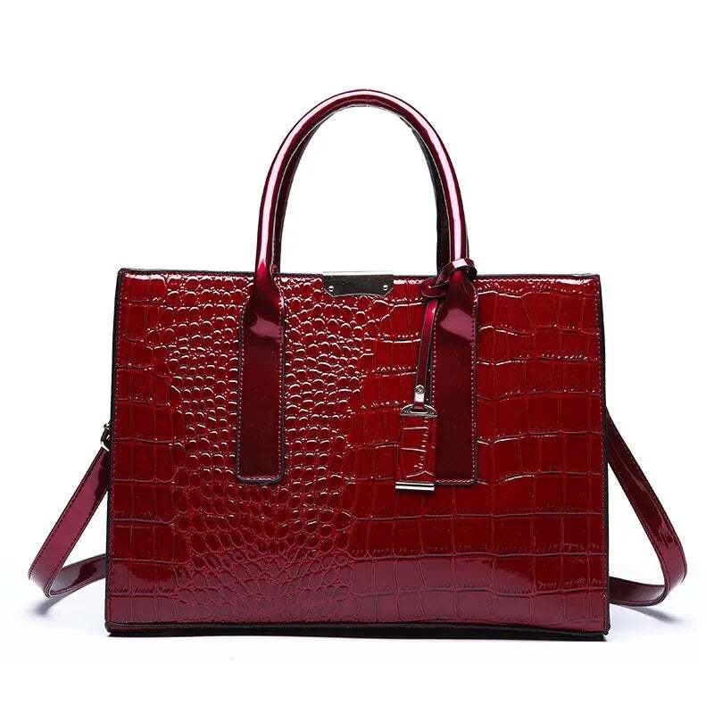 Handbags , Crocodile Print Women Handbags       