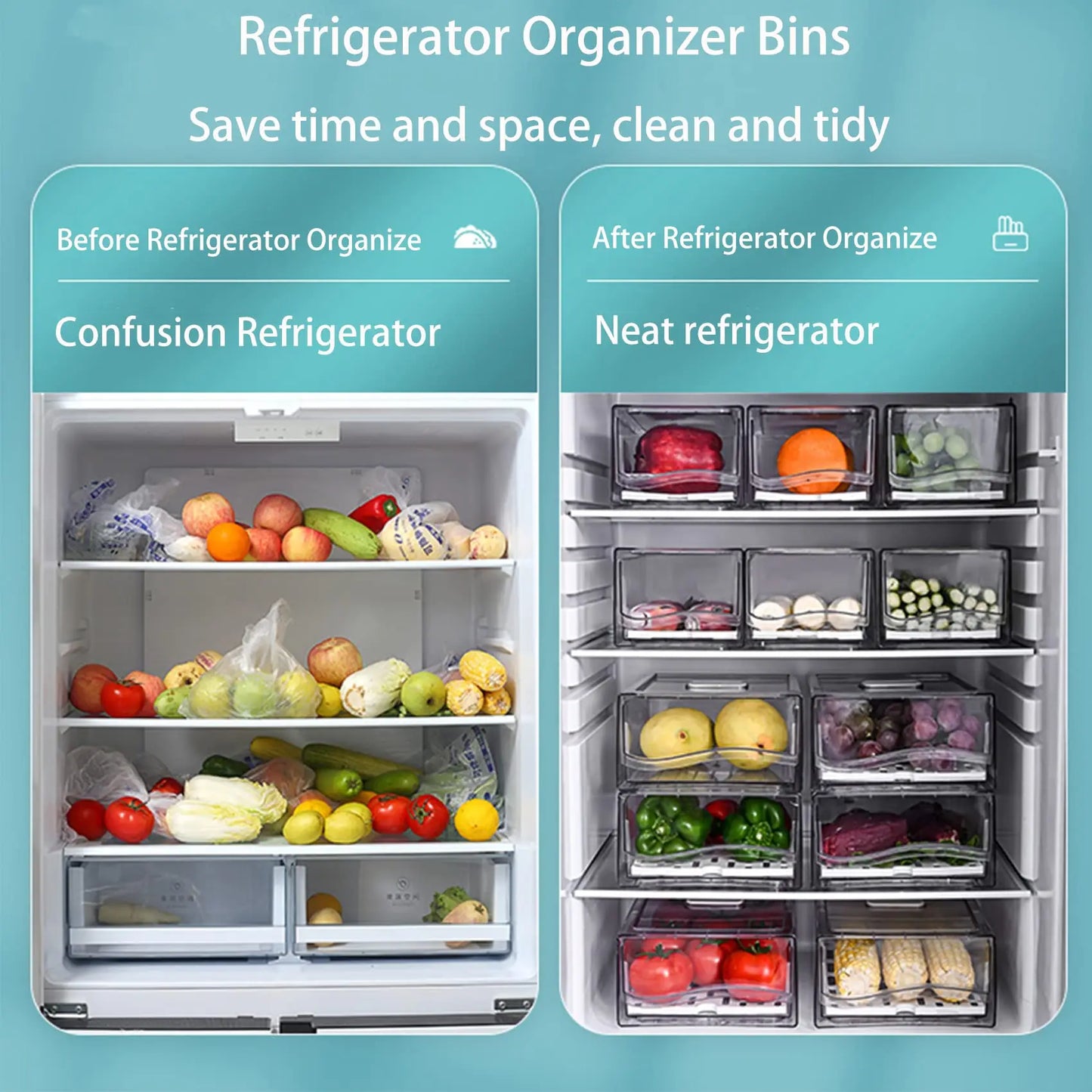 Stackable Refrigerator Organiser
