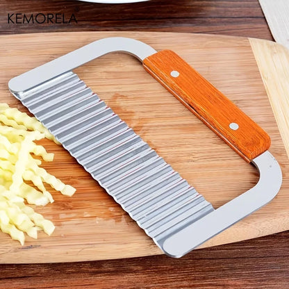 Stainless Steel Wavy Vegetable Slicer