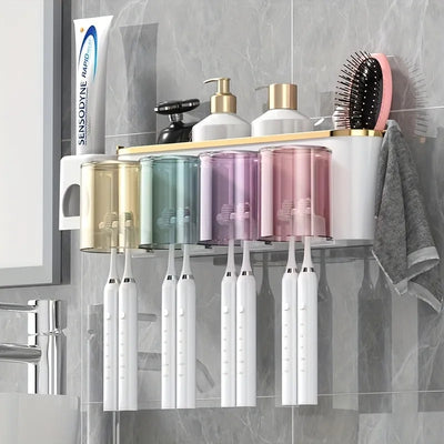 Toothbrush Holder With Squeezer Perforation for you and your children