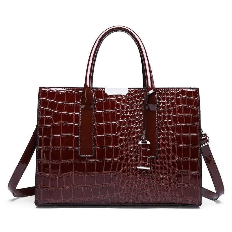 Handbags , Crocodile Print Women Handbags       