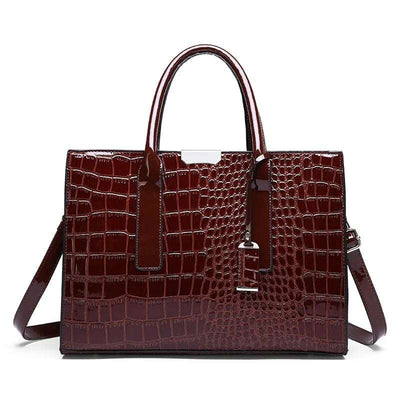 Handbags , Crocodile Print Women Handbags