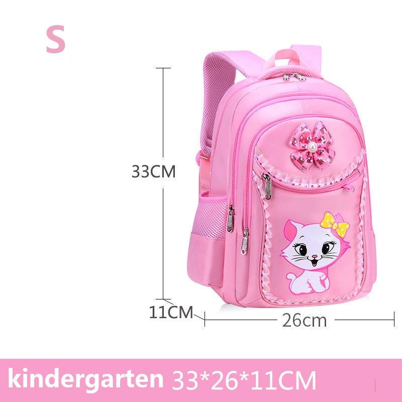 Bag Cute Pink School Backpack