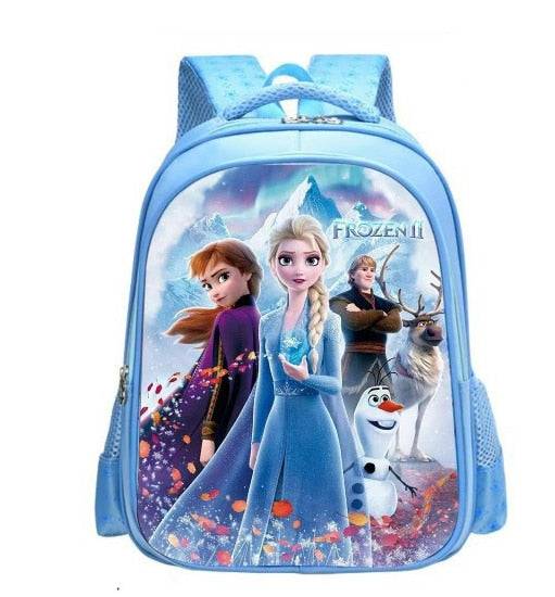 Bag Cute primary school bag Disney cartoon schoolbag Frozen elsa Anna