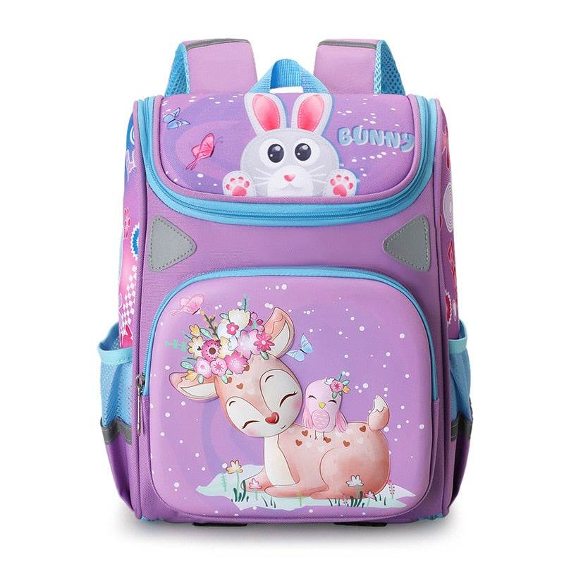 Bags Cute Cartoon Deer Girls School Bags